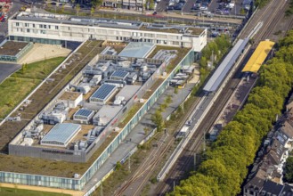 Aerial view, Düsseldorf Arcaden shopping centre, Unterbilk, Düsseldorf, Ruhr area, North