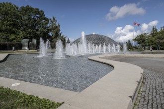 Fountains in Queen Elizabeth Park, Vancouver, Canada