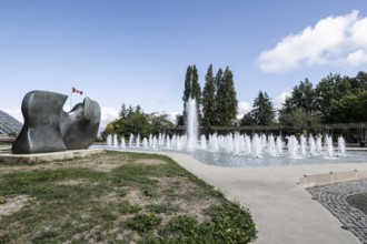 Fountains in Queen Elizabeth Park, Vancouver, Canada