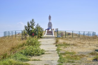 Monument to fallen soldiers in World War II. Veselovka, Russia