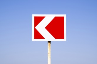 Road sign. The sign of the crossing. Krasnodar, Russia