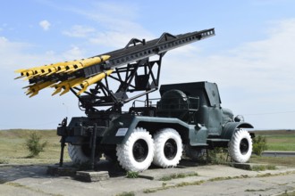 Katyusha rocket launchers. Taman, Krasnodar Krai, Russia