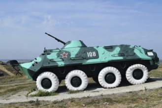 Infantry fighting vehicle. Military vehicle . Taman, Krasnodar Krai, Russia