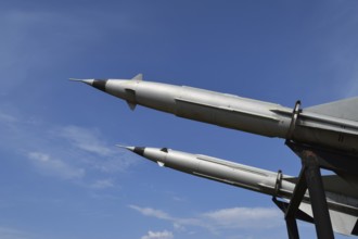 Air defense missiles. Museum of weapons and equipment. Taman, Krasnodar Krai, Russia