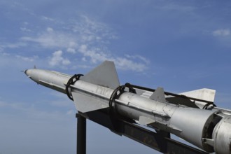 Air defense missiles. Museum of weapons and equipment. Taman, Krasnodar Krai, Russia