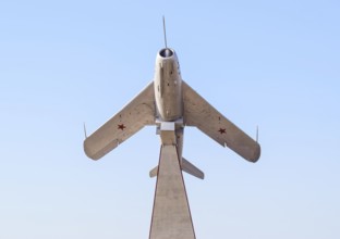 Monument to the fighter aircraft. Taman, Krasnodar Krai, Russia