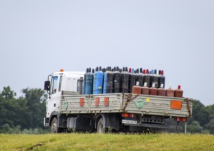 Transportation of dangerous goods. Taman, Krasnodar Krai, Russia
