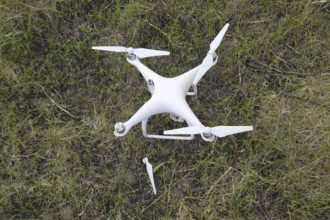 The crashed drone. Atyrau, Kazakhstan