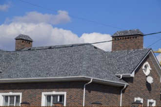 Asphalt shingle. Atyrau, Kazakhstan