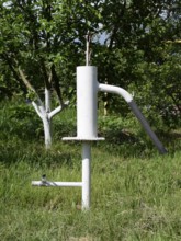 Hand pump leading to an artesian well. Atyrau, Kazakhstan