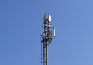 The tower cell tower with transponders. Atyrau, Kazakhstan