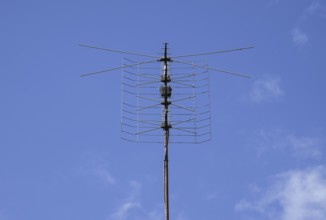 The television antenna for reception of radio TV of a signal. Atyrau, Kazakhstan