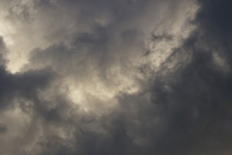 Sky with cloud formations, Province of Quebec, Canada