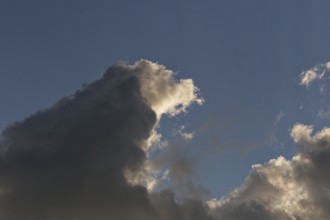 Sky with cloud formations, Province of Quebec, Canada
