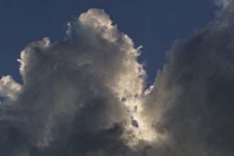 Sky with cloud formations, Province of Quebec, Canada