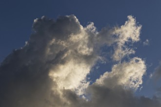 Sky with cloud formations, Province of Quebec, Canada