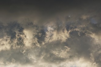 Sky with cloud formations, Province of Quebec, Canada