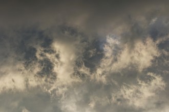 Sky with cloud formations, Province of Quebec, Canada