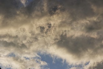 Sky with cloud formations, Province of Quebec, Canada