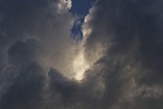 Sky with cloud formations, Province of Quebec, Canada