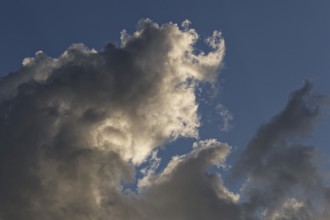 Sky with cloud formations, Province of Quebec, Canada