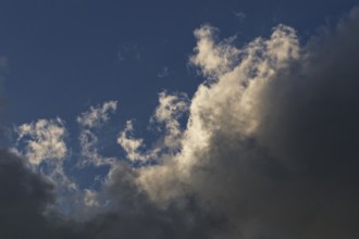 Sky with cloud formations, Province of Quebec, Canada