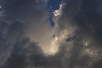 Sky with cloud formations, Province of Quebec, Canada