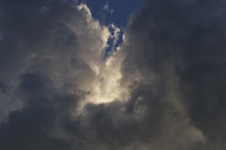 Sky with cloud formations, Province of Quebec, Canada
