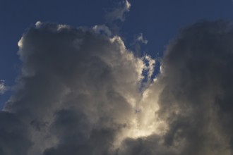 Sky with cloud formations, Province of Quebec, Canada