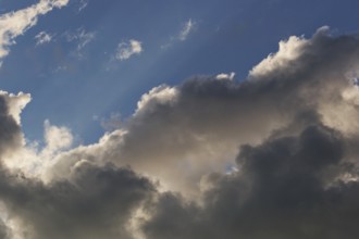 Sky with cloud formations, Province of Quebec, Canada