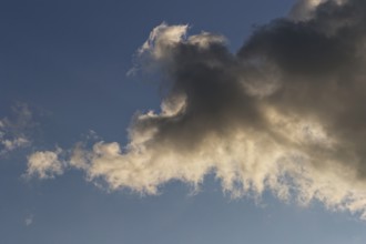 Sky with cloud formations, Province of Quebec, Canada