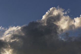 Sky with cloud formations, Province of Quebec, Canada