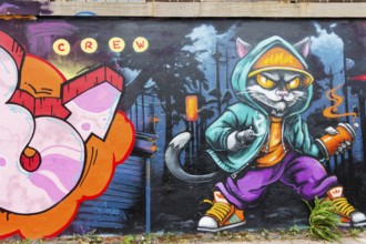Urban-Art, wall murals, Montreal, Province of Quebec, Canada