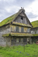 Old dilapidated wooden house, Cigoc, Sisak-Moslavina County, Croatia