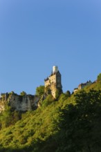 Lichtenstein Castle, fairytale castle of Württemberg, romantic fairytale castle on the eaves of the