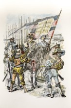 Illustration by Hermann Ebers, 21 June 1881 to 10 February 1955, painter, draughtsman, artist,