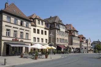 Building on Königstraße, Old Town, Fürth, Middle Franconia, Franconia, Bavaria, Germany