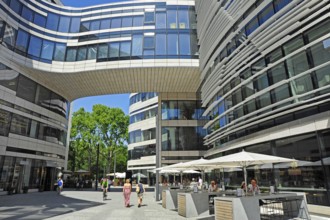Kö-Bogen, modern architecture in urban renewal project, Düsseldorf, Rhineland, North