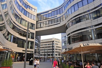 Kö-Bogen, modern architecture in urban renewal project, Düsseldorf, Rhineland, North