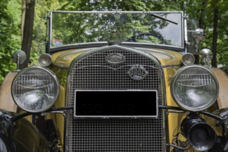 Vintage car model Ford A Roadster, front view, North Rhine-Westphalia, Germany