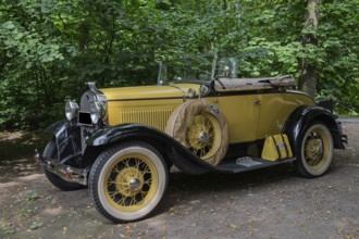 Vintage car model Ford A Roadster, North Rhine-Westphalia, Germany