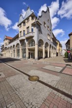 Pedestrian zone, general architecture, town hall, citizens' office, city administration, tourist