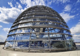 Viewing platform with the Reichstag dome, landmark, Reichstag, government, government district,