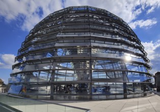 Viewing platform with the Reichstag dome, landmark, Reichstag, government, government district,