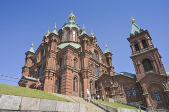 Uspenski Cathedral, Pormestarin Channel, Old Town, Helsinki, Finland