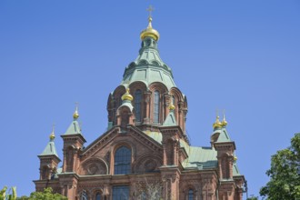 Uspenski Cathedral, Pormestarin Channel, Old Town, Helsinki, Finland