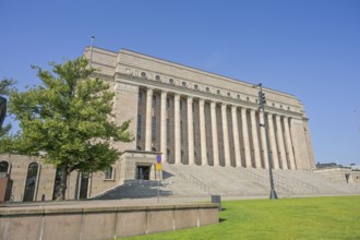 National Parliament, Eduskuntatalo Parliament Building, Mannerheimintie, Helsinki, Finland
