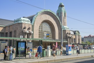 Central Station, Helsingin Päärautatieasema, Kaivokatu, Old Town, Helsinki, Finland