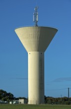Water tower, Tregon, Beaussais-sur-Mer, Brittany, France