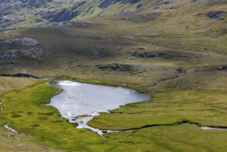Lago di Cane at Passo del Sole, Blenio Valley, Olivone, Ticino, Switzerland